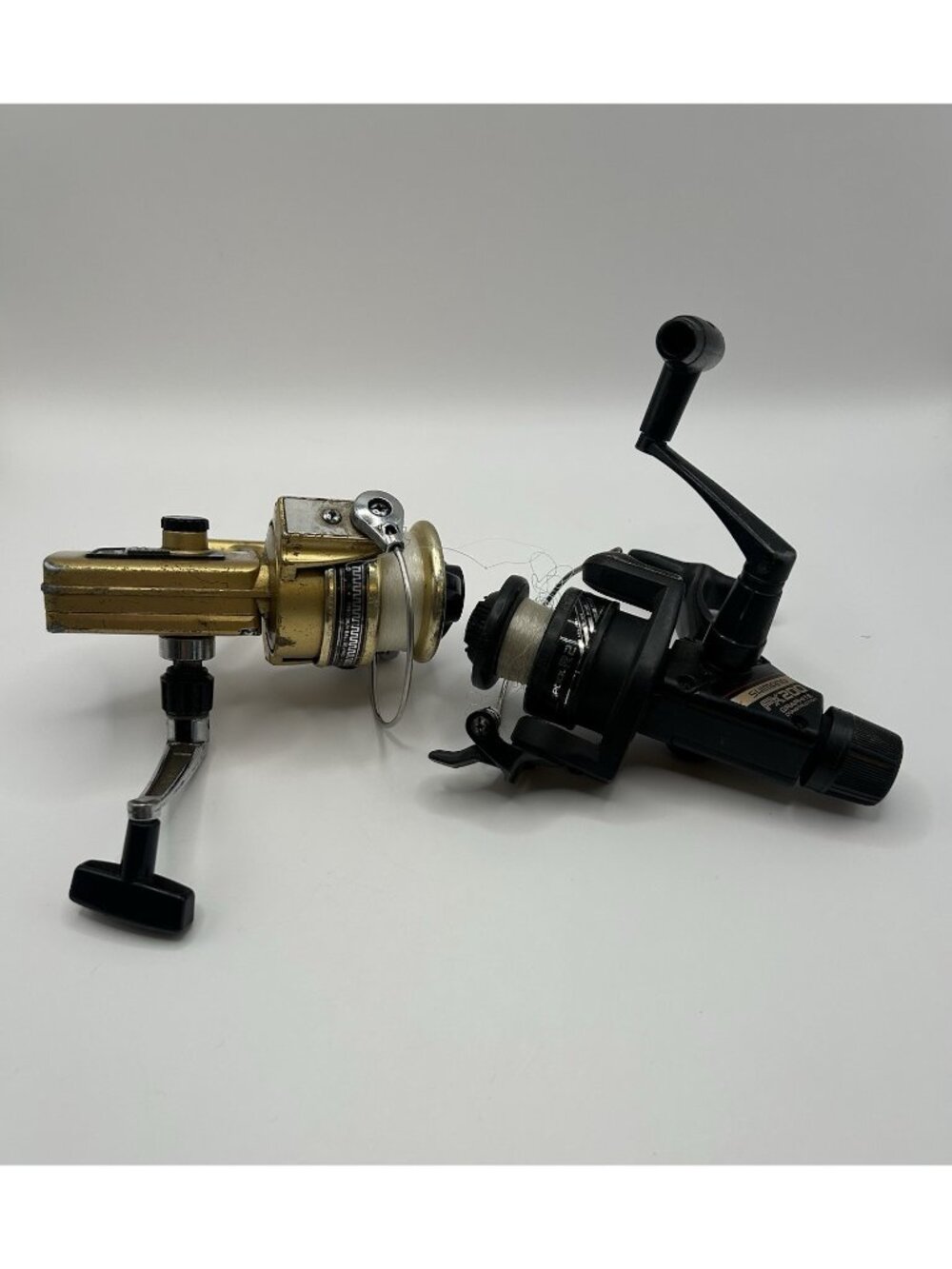 Vintage Spinning Fishing Reels Lot Zebco 6020 & Shimano FX200 Untested Fish Gift - Picture 4 of 13